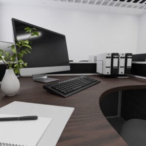 共同オフィスのデスクイメージ