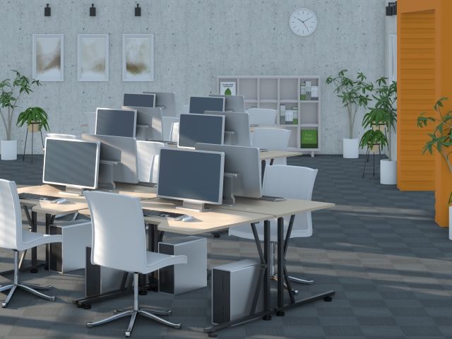 共同オフィスの内観イメージ